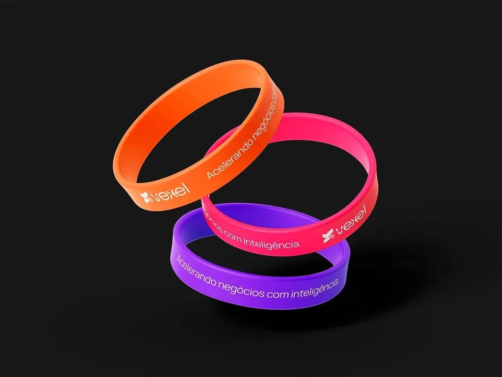 Pulseiras de silicone da Vexel